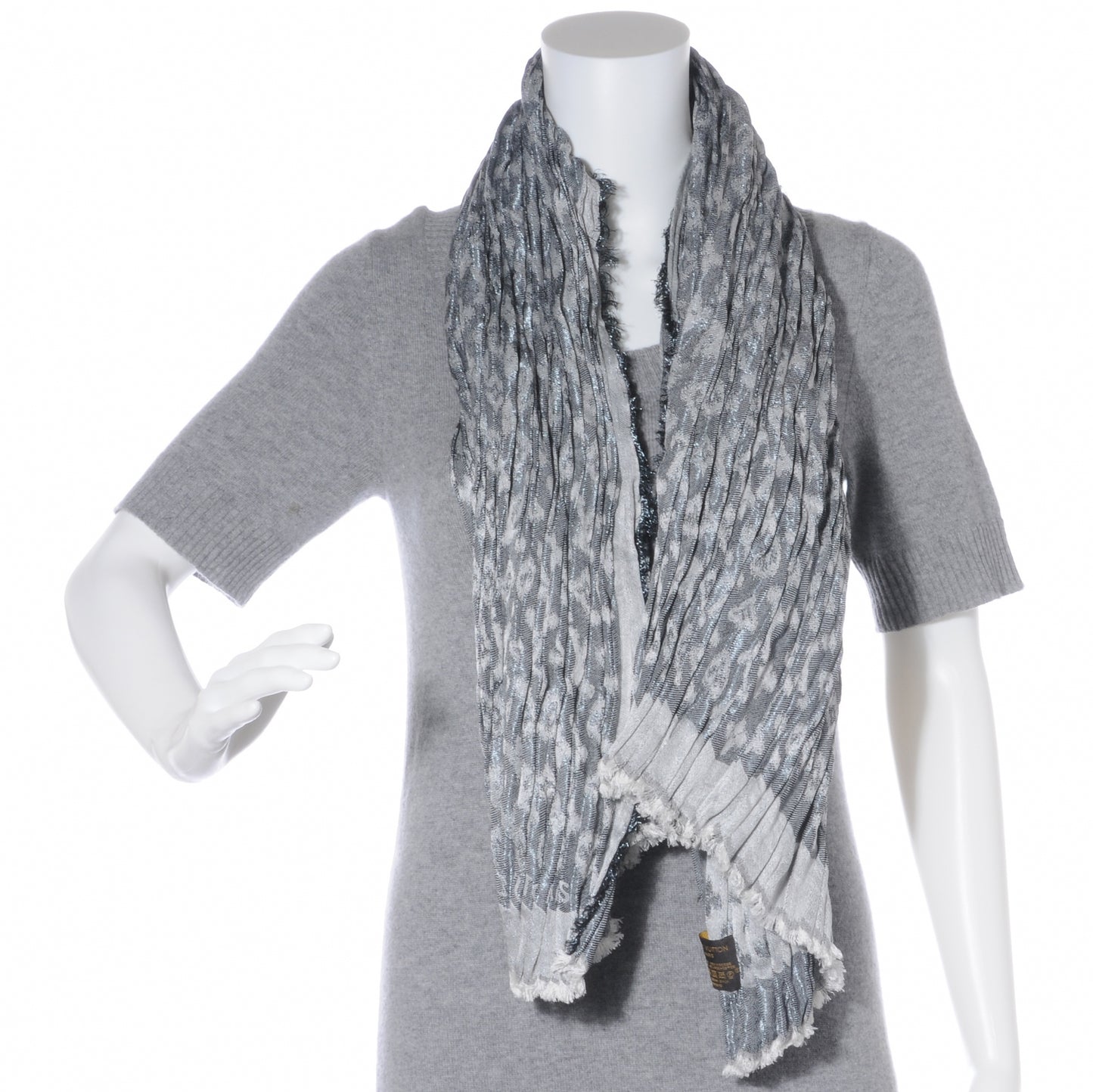 Monogram Ikat Stole