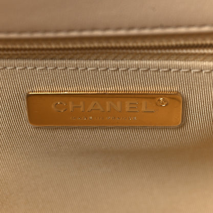 Chanel Lambskin Quilted Large Chanel 19 Flap Beige 6 of 9
