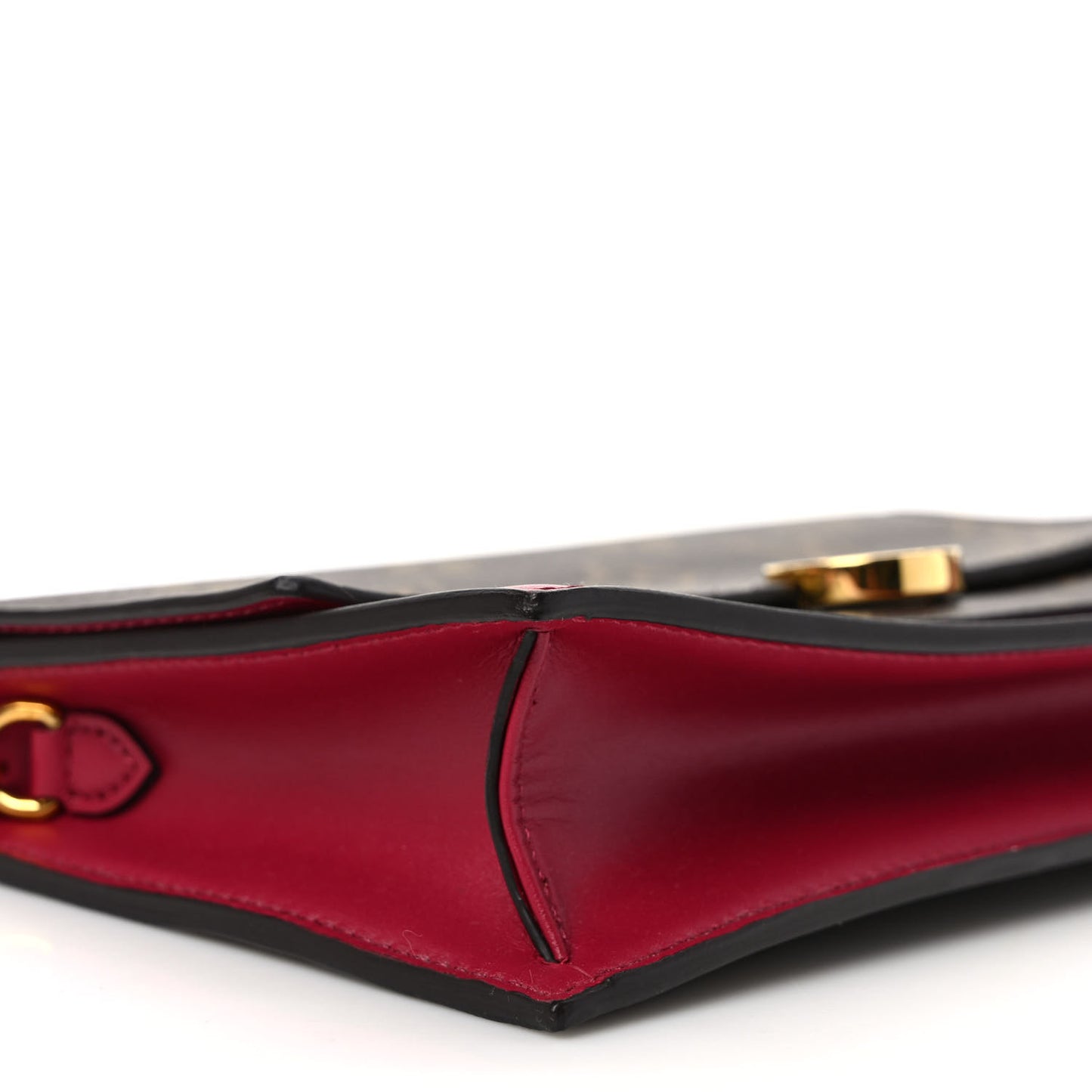 Monogram Flore Chain Wallet Fuchsia