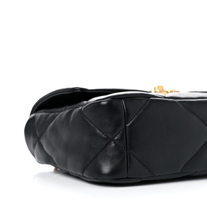 Chanel Lambskin Quilted Medium Chanel 19 Flap Black 9 of 11