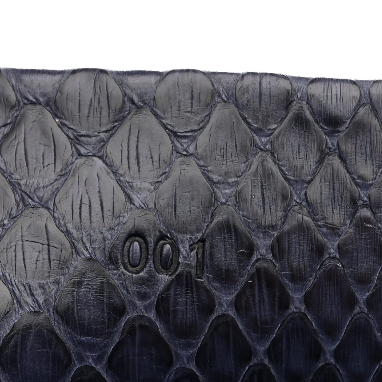 Snakeskin PS1 Pochette Clutch Blue