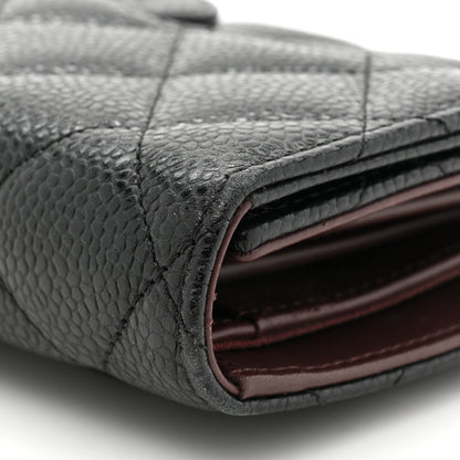 Chanel Caviar Quilted Large Flap Wallet Black 14 of 17