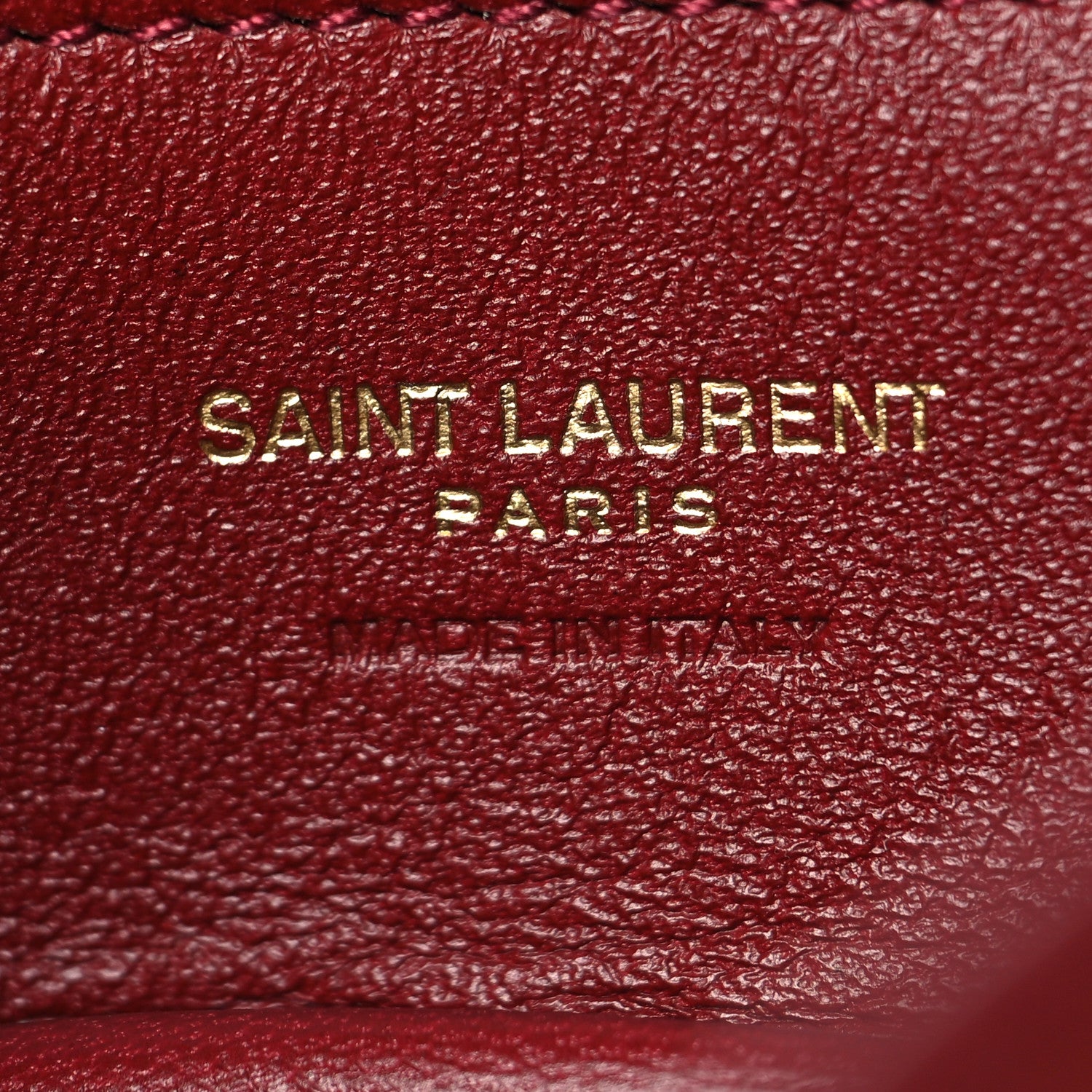 Saint Laurent Calfskin Paris VII Medium Flat Hobo Red 8 of 13