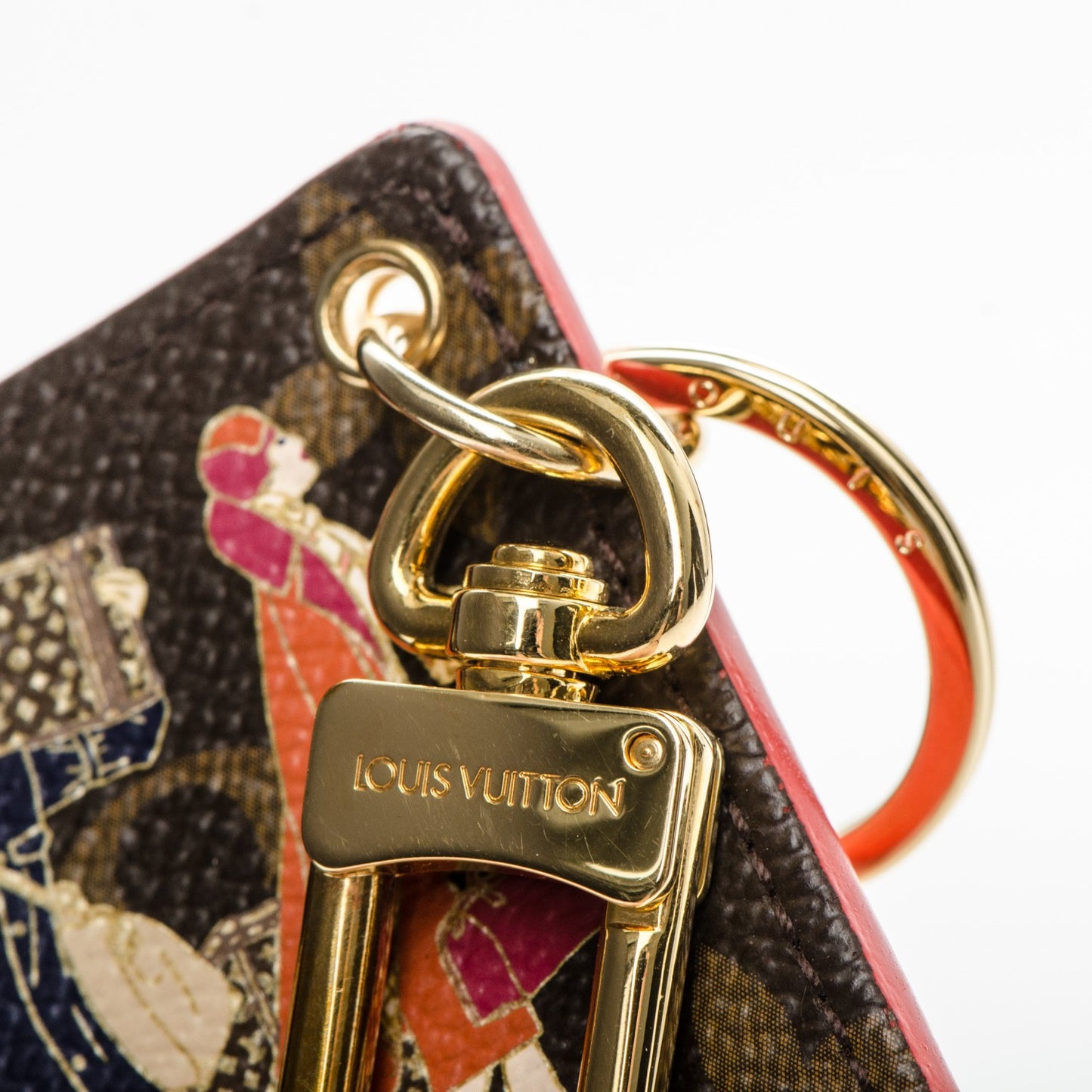 Monogram Illustre Groom Bag Charm Key Ring