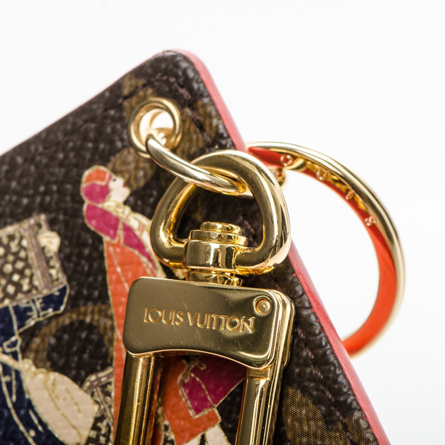 Louis Vuitton Monogram Illustre Groom Bag Charm Key Ring 5 of 5