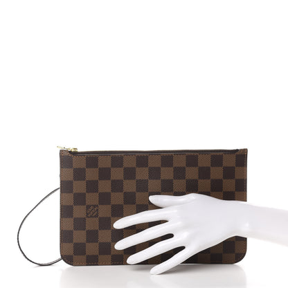 Louis Vuitton Damier Ebene Neverfull MM GM Pochette 2 of 7