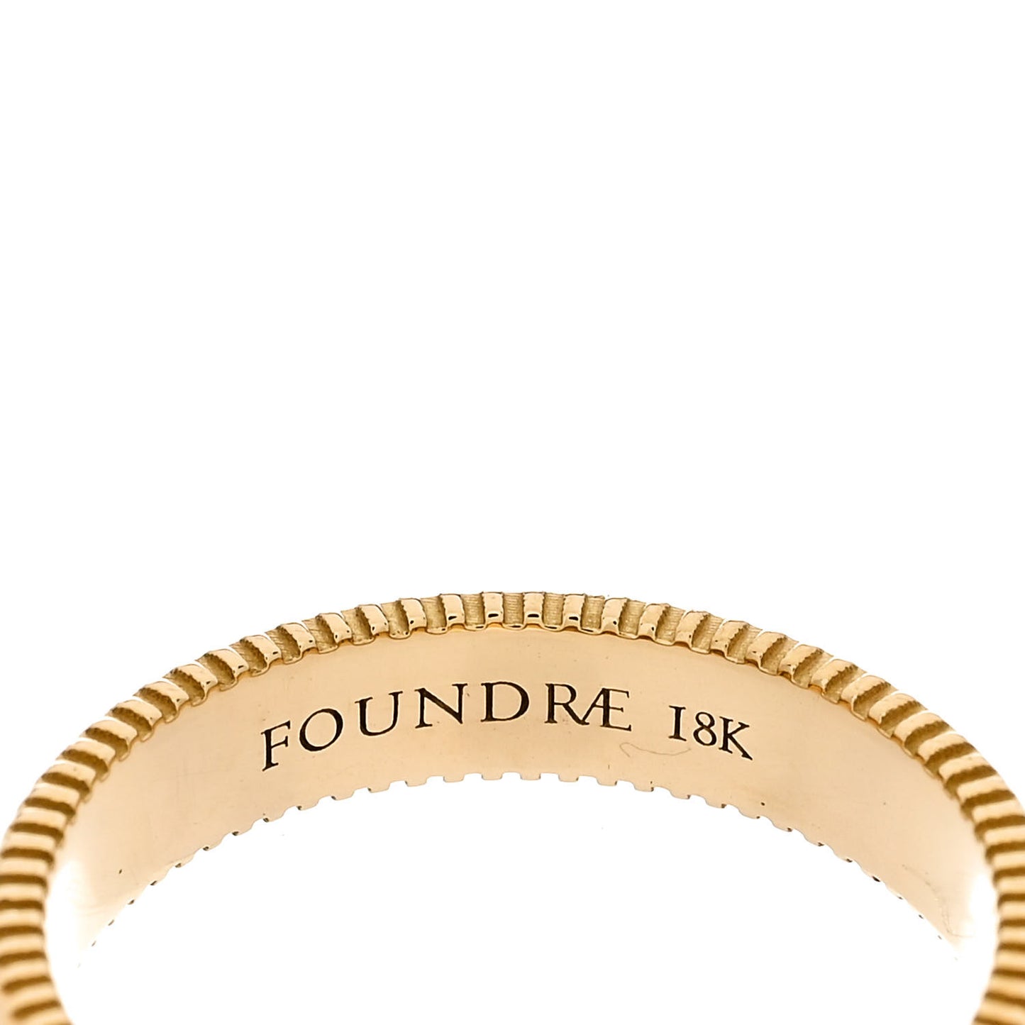 18K Yellow Gold Cor Ad Cor Edge Ring 53 6.5
