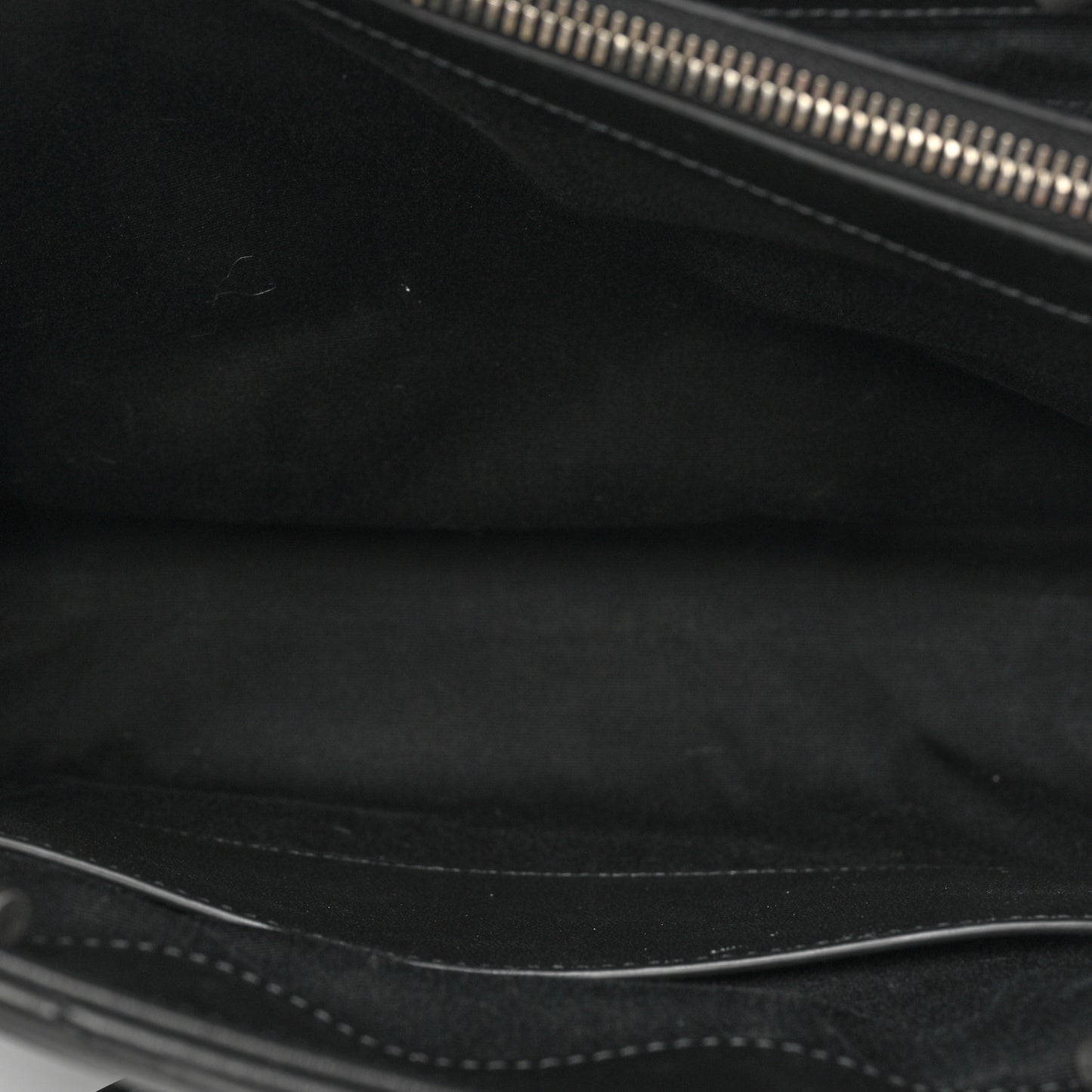 Calfskin Y Quilted Monogram Large Loulou Shopper Black