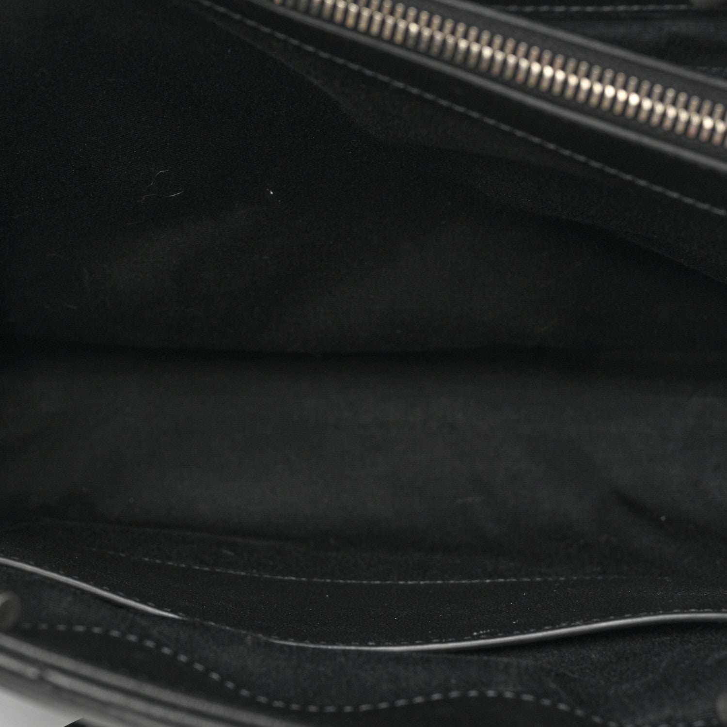 Saint Laurent Calfskin Y Quilted Monogram Large Loulou Shopper Black 6 of 10