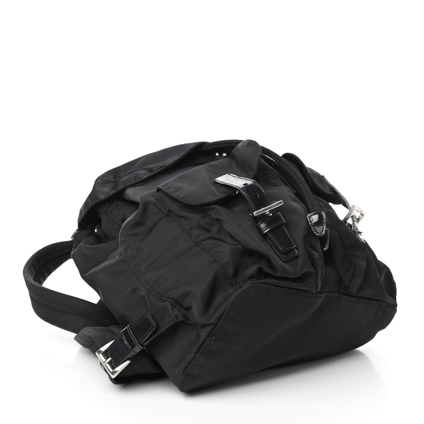 Tessuto Nylon Vela Small Backpack Black
