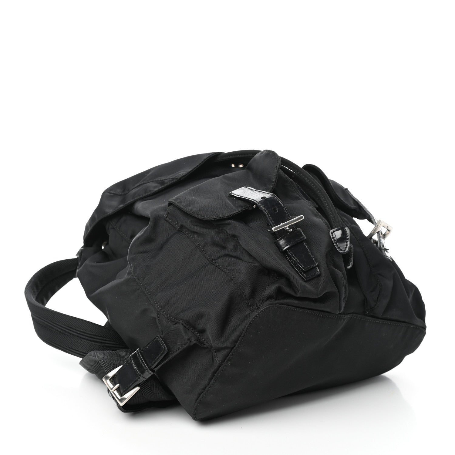 Prada Tessuto Nylon Vela Small Backpack Black 4 of 9