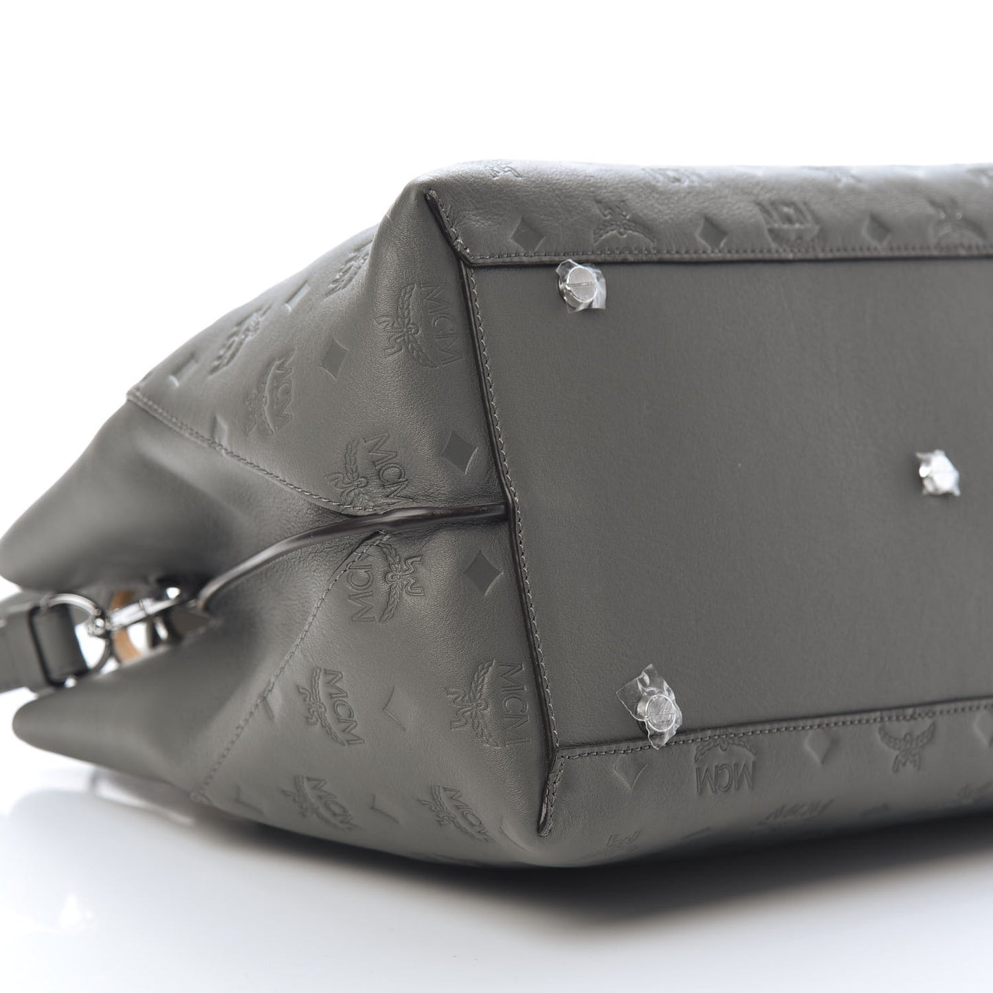 Calfskin Ottomar Monogram Large Essential Tote Charcoal