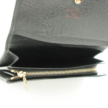 Louis Vuitton Epi Porte-Monnaie Billets Tresor Wallet Black 6 of 7