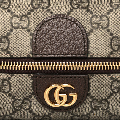 Gucci Soft GG Supreme Monogram Calfskin Medium Ophidia Cosmetic Case Beige Ebony New Acero 8 of 13