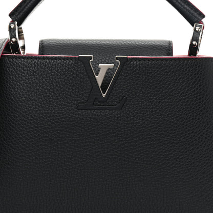Louis Vuitton Taurillon Capucines BB Black Fuchsia 7 of 10