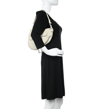 Christian Dior Ultra Matte Calfskin Saddle Bag Off White 2 of 11