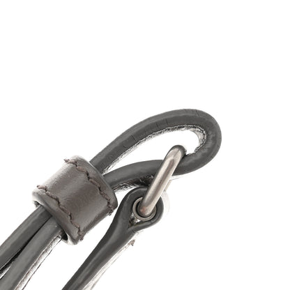 Saint Laurent Calfskin Y Quilted Monogram Toy Loulou Crossbody Bag Grey Kaki 11 of 12