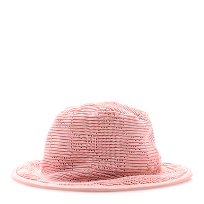 Gucci Cotton Crochet GG Monogram Bucket Hat M Pink 5 of 9