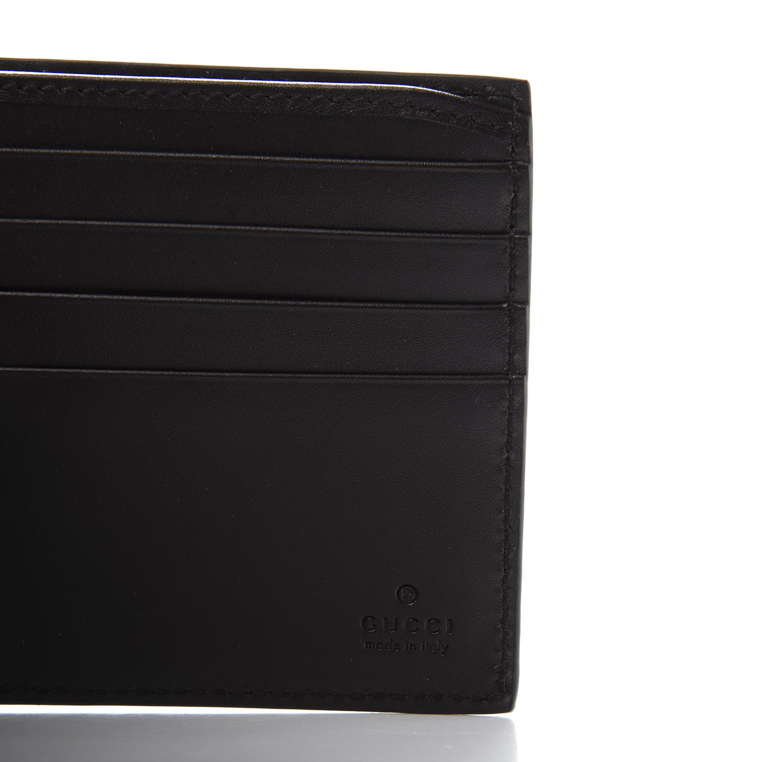 Gucci Guccissima Signature Dorian Bi-Fold Wallet Cocoa 6 of 7