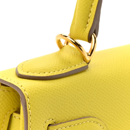 Hermes Epsom Kelly Sellier 28 Lime 11 of 12