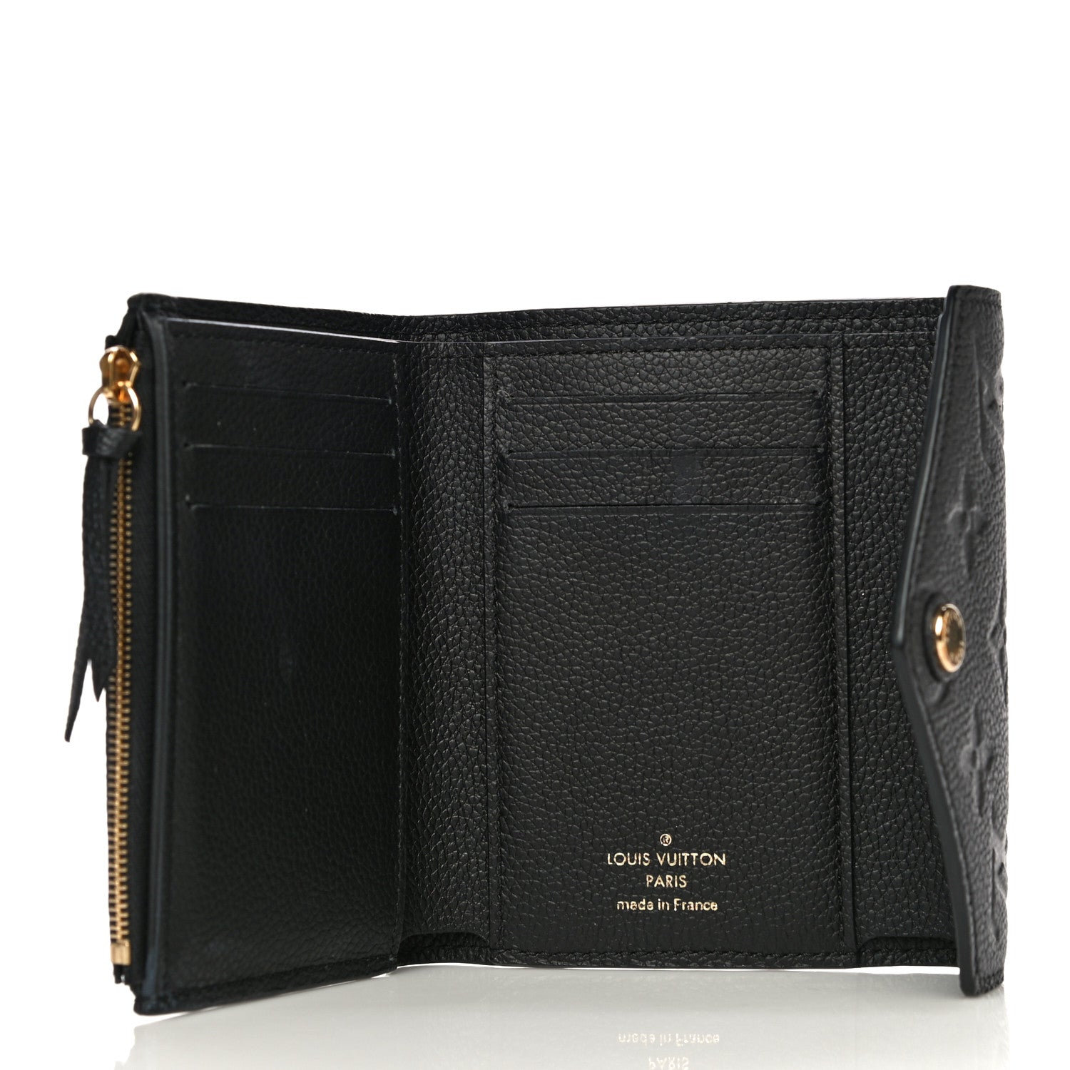 Louis Vuitton Empreinte Victorine Wallet Black 5 of 12