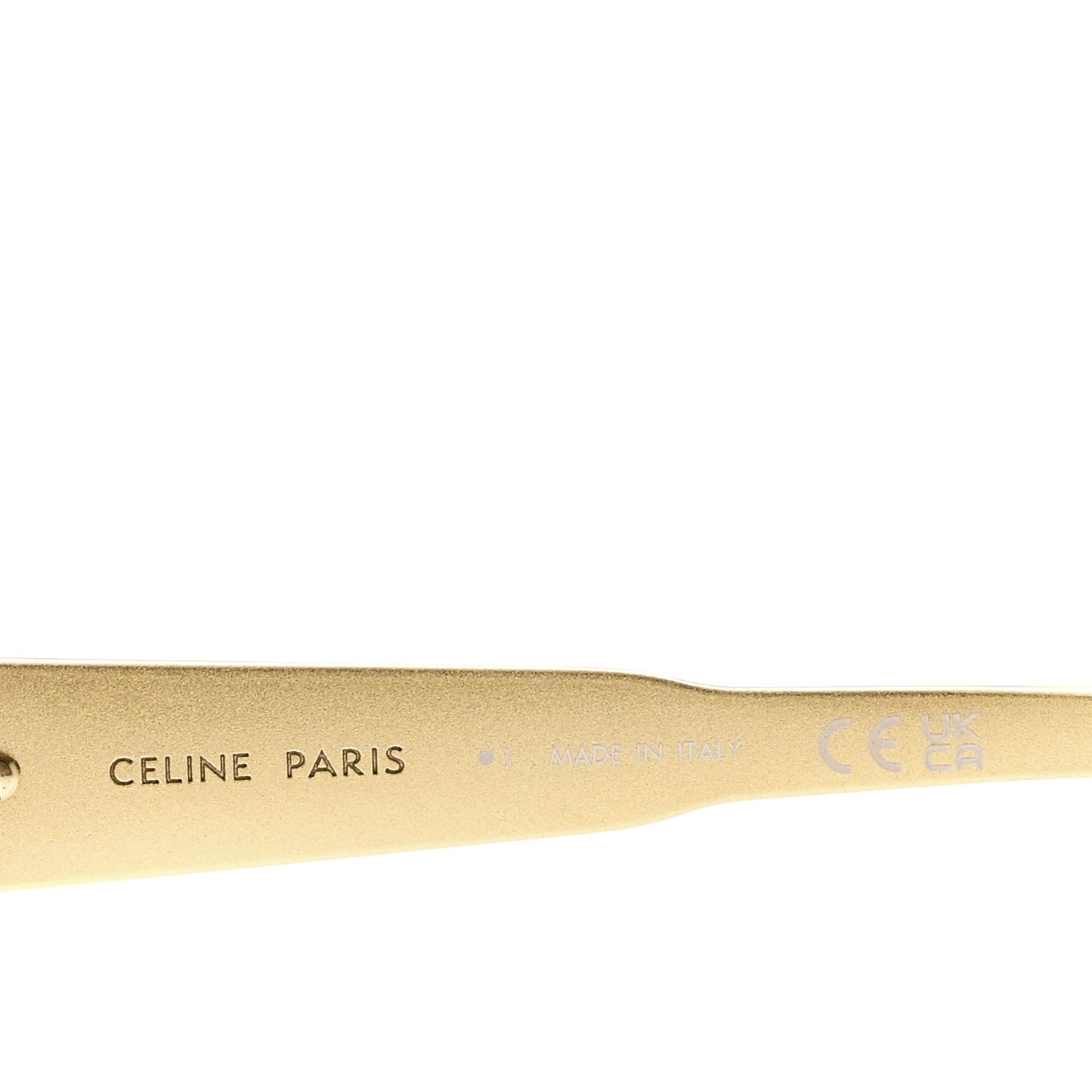 Metal Triomphe 01 Sunglasses CL40235U Gold Green