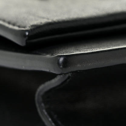 Saint Laurent Smooth Calfskin Classic Monogram Kate Heart Tassel Heart Chain Wallet Black 13 of 22