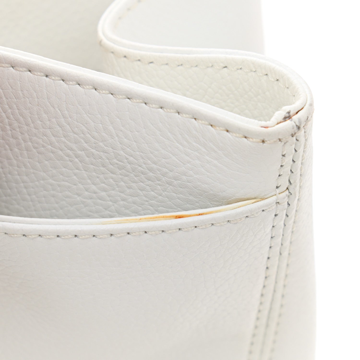 Chanel Calfskin Cerf Executive Shopper Tote White 15 of 18