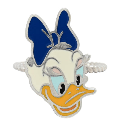 Gucci X Disney Sterling Silver Enamel Daisy Duck Ring 53 6.5 1 of 4