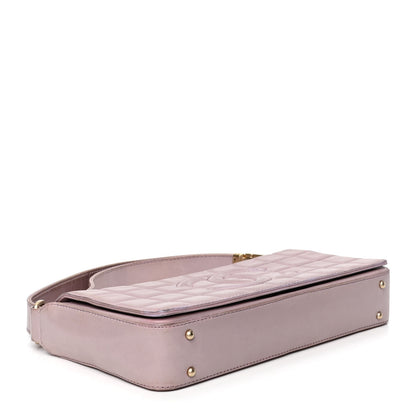 Chanel Lambskin Quilted CC Chocolate Bar Flap Pink 3 of 8