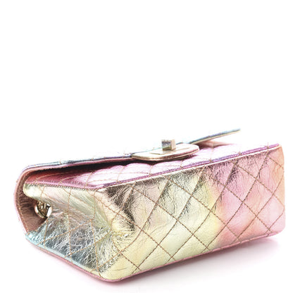 Chanel Metallic Goatskin Quilted Mini 2.55 Reissue Flap Multicolor 3 of 8