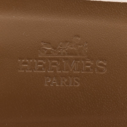 Hermes Box Calfskin Oran Sandals 40.5 White 8 of 10