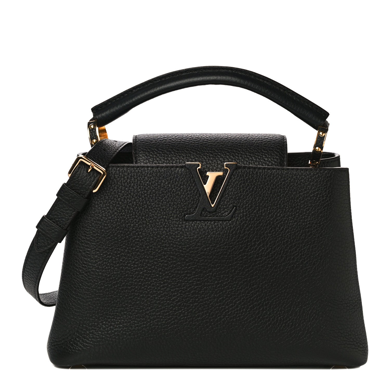 Louis Vuitton Taurillon Capucines BB Black 1 of 10