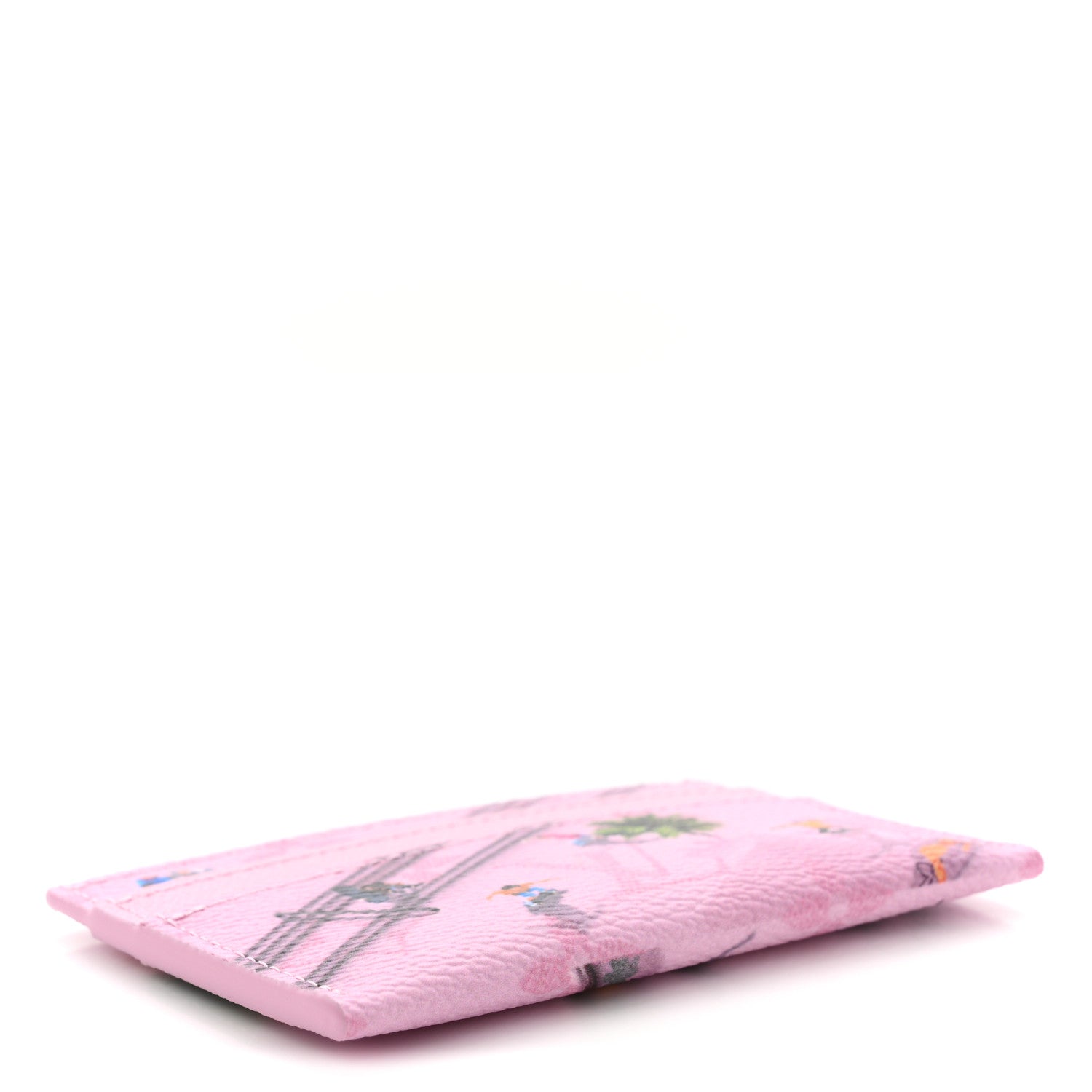 Louis Vuitton Monogram Double Card Holder Pink 4 of 7