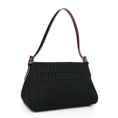 Fendi Zucchino Mini Mama Baguette Black 2 of 9