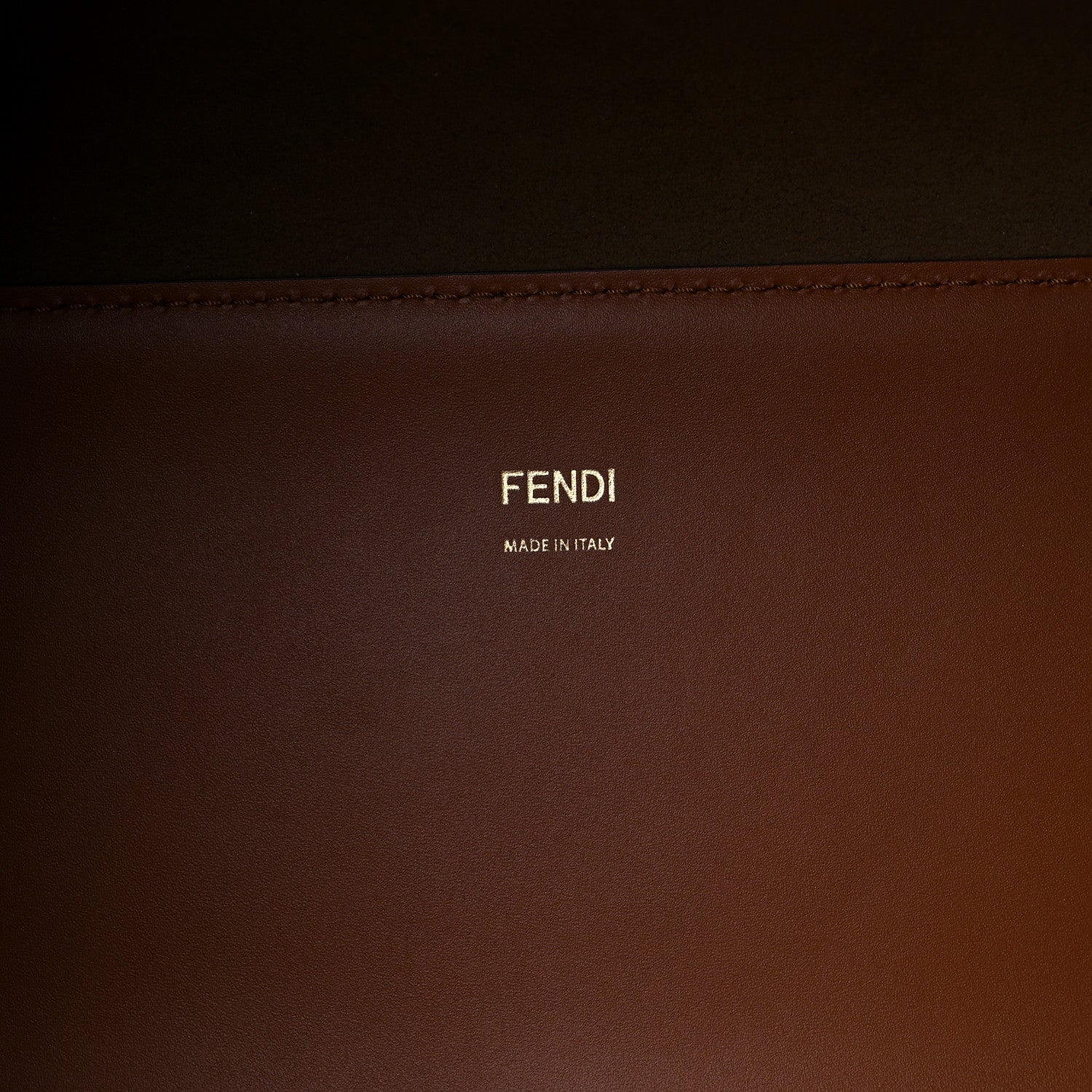 Fendi Vitello King Plexiglass Medium Fendi Sunshine Shopper Tote Cuoio 6 of 9