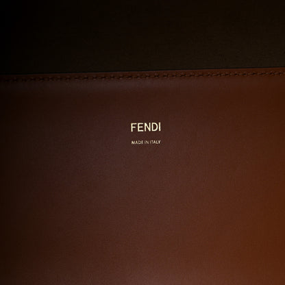 Fendi Vitello King Plexiglass Medium Fendi Sunshine Shopper Tote Cuoio 6 of 9