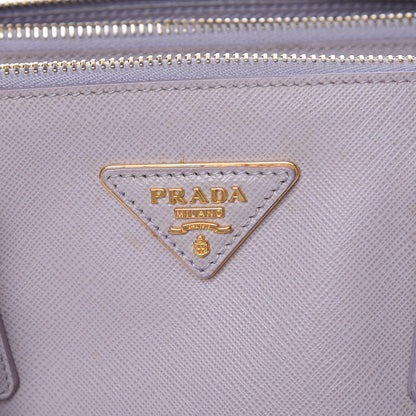 Prada Saffiano Small Galleria Double Zip Tote Glicine 9 of 26