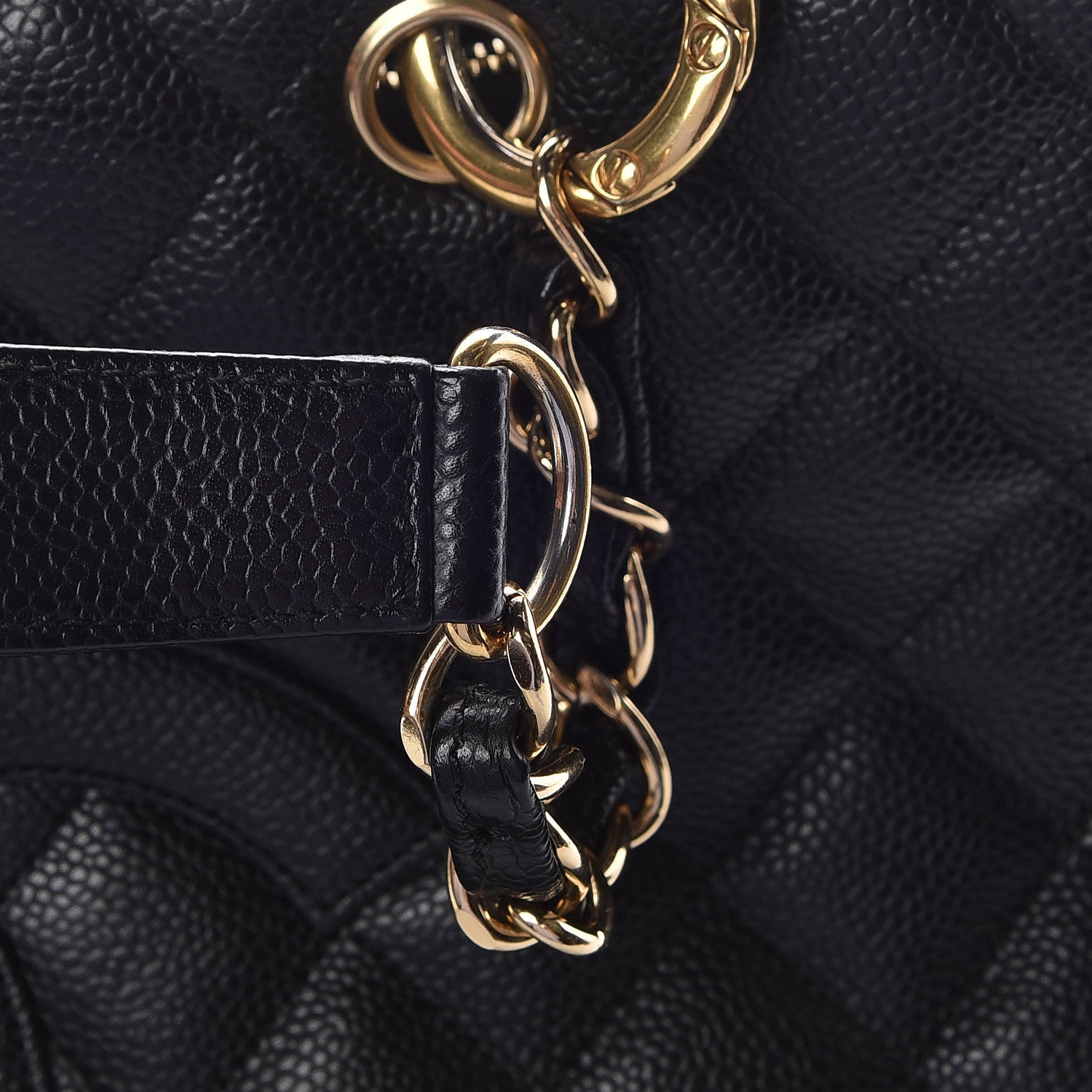 Chanel Caviar Quilted Grand Shopping Tote GST Black 11 of 23