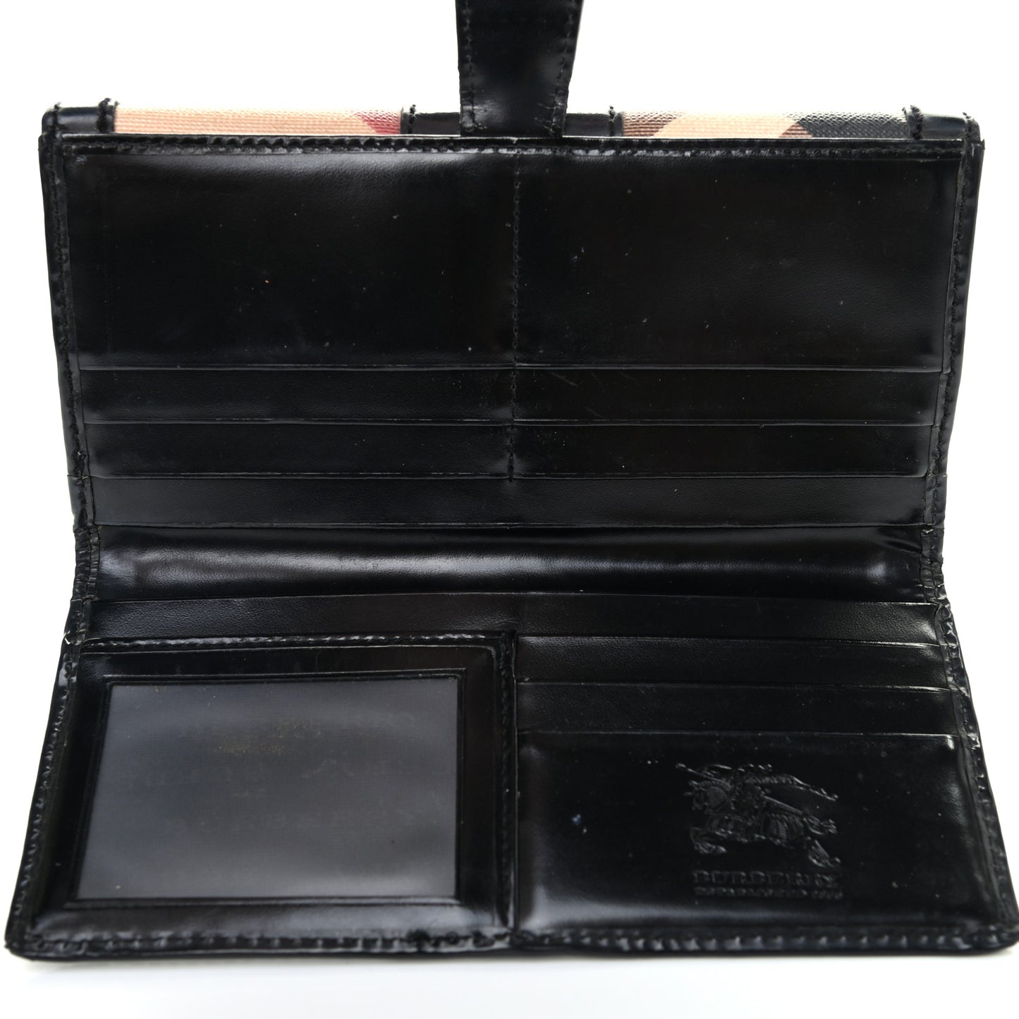 Nova Check Continental Wallet Black