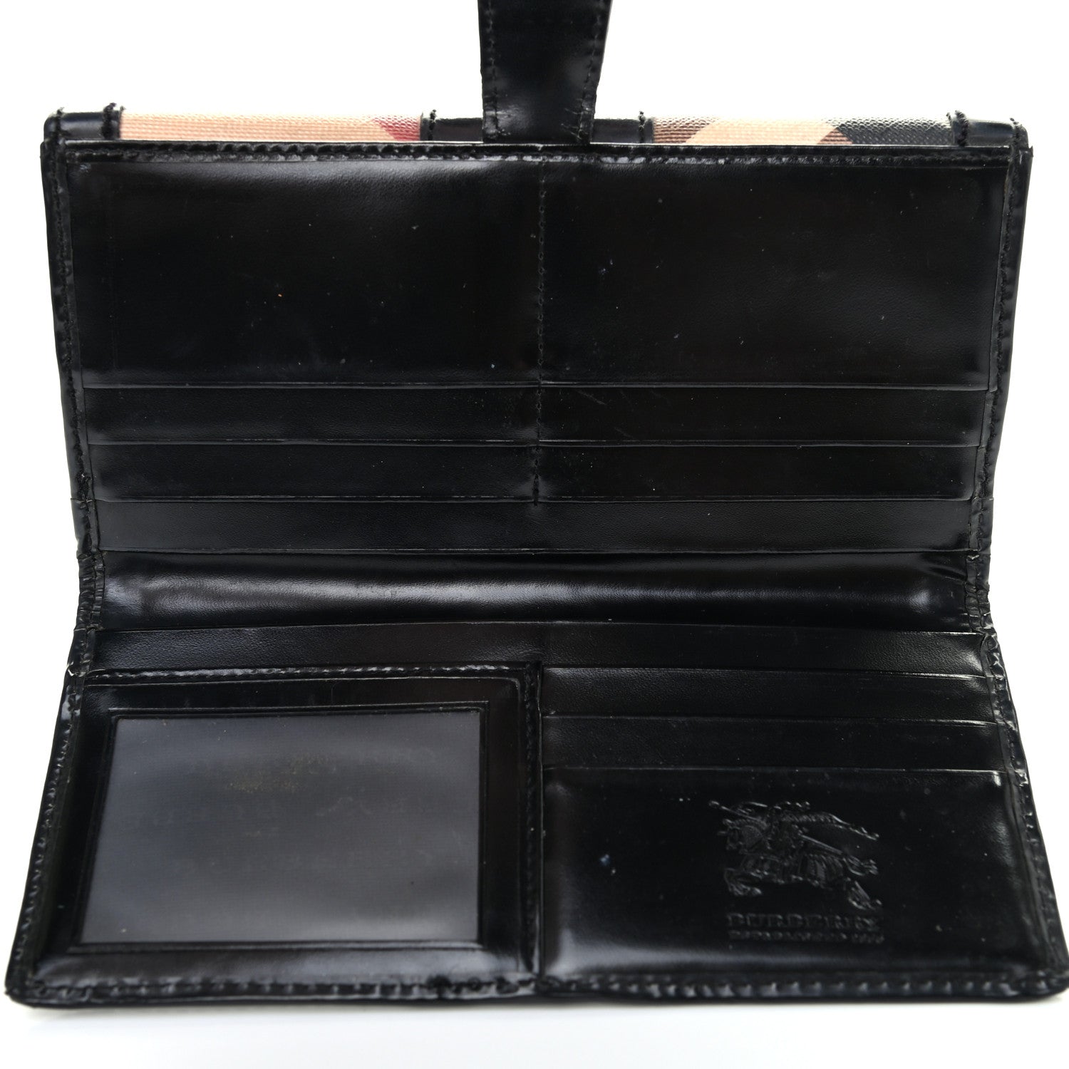 Burberry Nova Check Continental Wallet Black 5 of 12