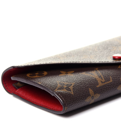 Louis Vuitton Monogram Josephine Wallet Red 9 of 15