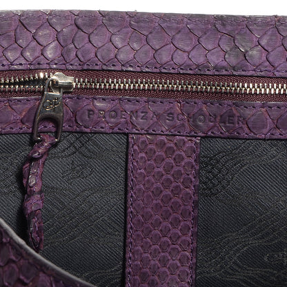 Proenza Schouler Python Medium PS1 Satchel Purple 11 of 15