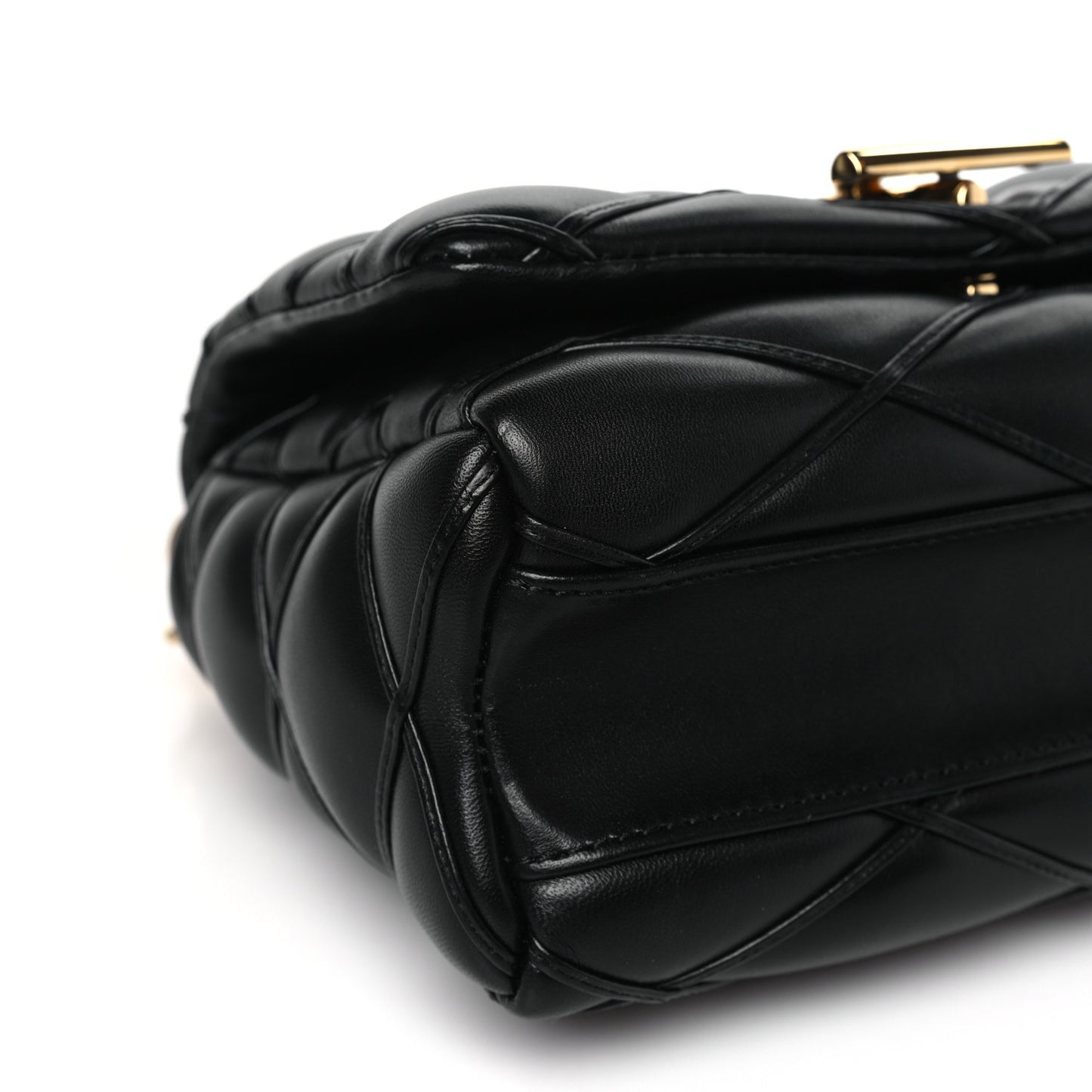 Lambskin Malletage Top Handle GO-14 MM Black