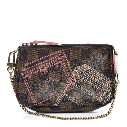 Louis Vuitton Damier Ebene 2014 Christmas Animation Mini Pochette Accessories 1 of 10