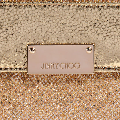 Jimmy Choo Glitter Fabric Reese Clutch Wallet Metallic 7 of 8