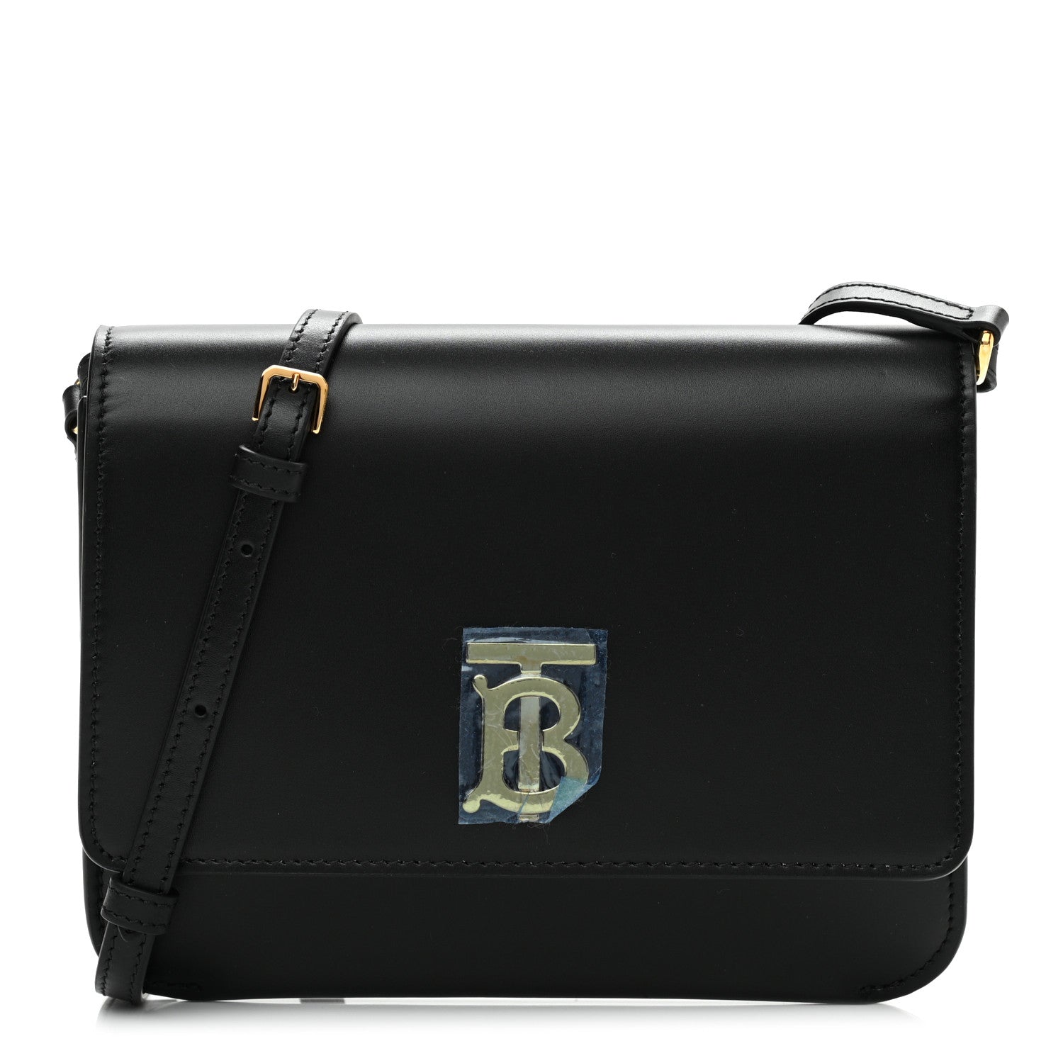 Burberry Calfskin Mini TB Bag Black 1 of 9