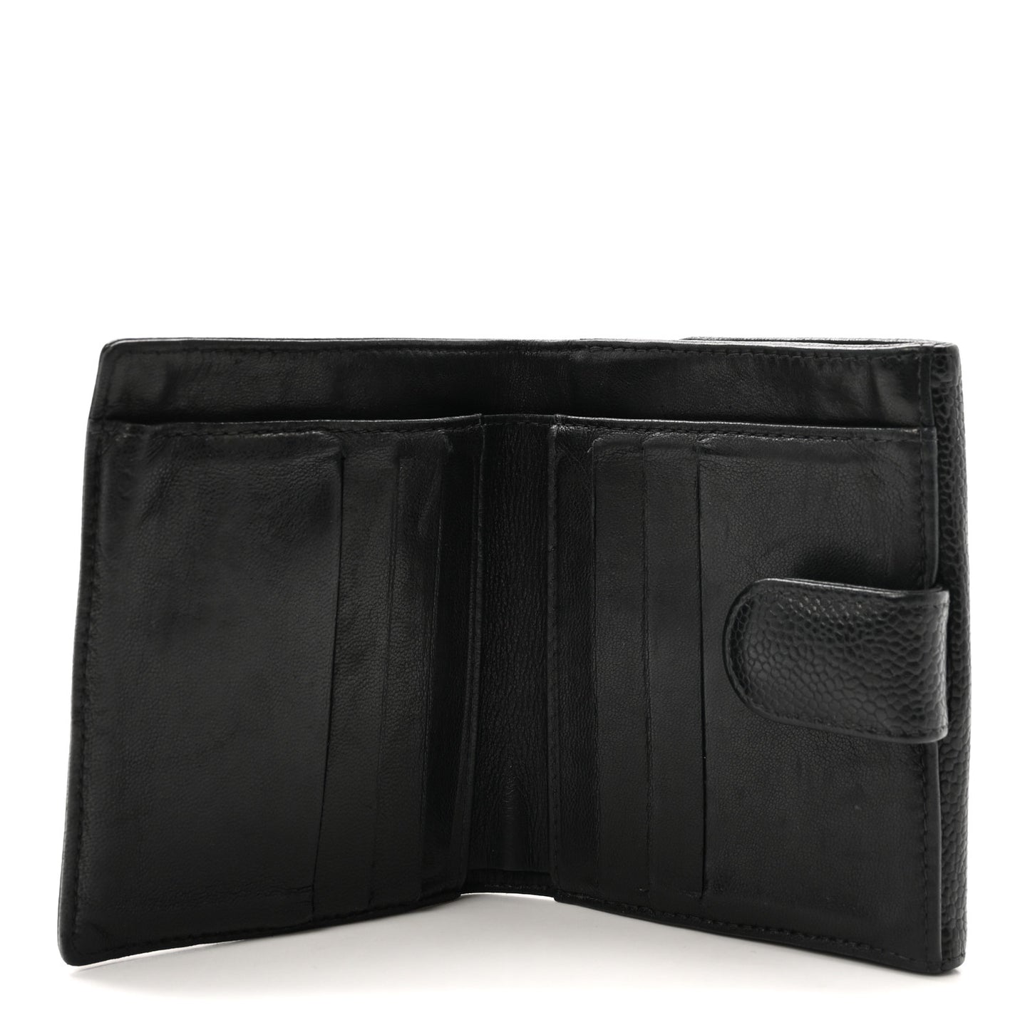 Caviar Timeless CC Flap Wallet Black