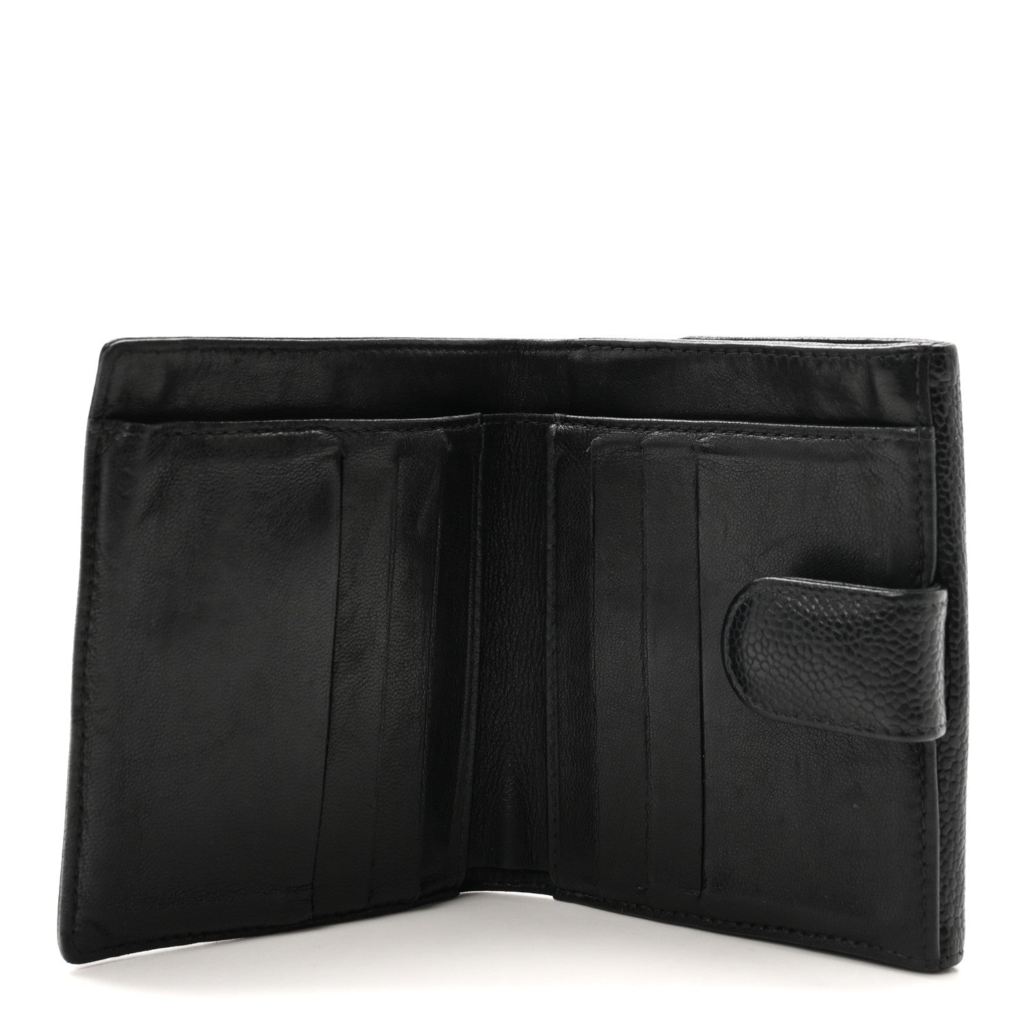 Chanel Caviar Timeless CC Flap Wallet Black 5 of 8