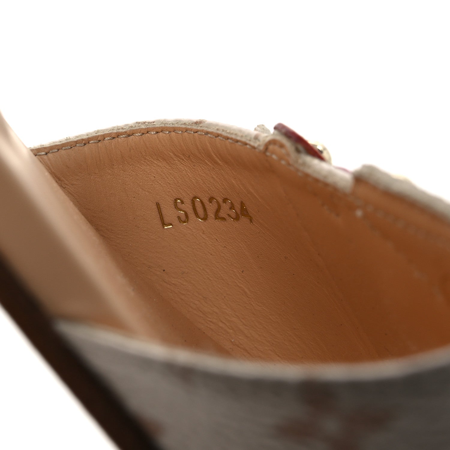 Louis Vuitton Monogram LV Frame Flat Mule 35.5 Dune Beige 11 of 11